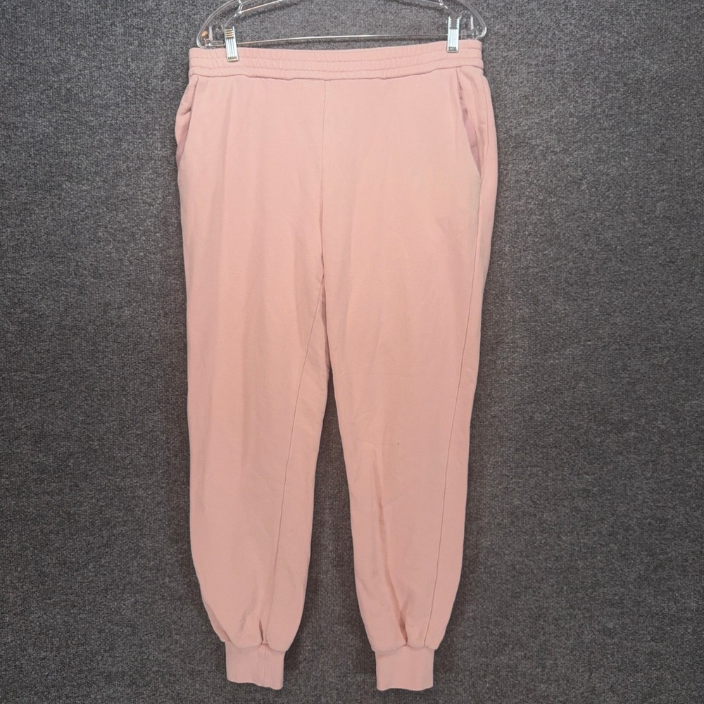 Twinset Milano Pants Women Large Pink Cotton Blend Joggers Sweatpants Luxury